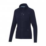 Chaqueta polar de mujer poliéster reciclado 174 g/m2 Elevate NXT color azul marino