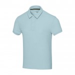 Polo unisex de rizo con tacto ultra suave 230 g/m2 Elevate NXT color azul pastel