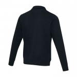 Jersey unisex de tejido reciclado con cremallera corta 280 g/m2 Elevate NXT tercera vista trasera