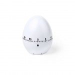 Temporizador personalizado forma de huevo color blanco