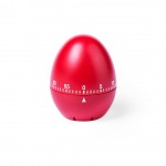 Temporizador personalizado forma de huevo color rojo