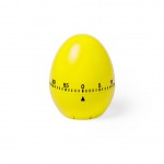 Temporizador personalizado forma de huevo color amarillo