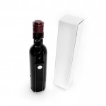 Sacacorchos magnético en forma de botella de vino con abridor color negro quinta vista