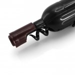 Sacacorchos magnético en forma de botella de vino con abridor color negro sexta vista