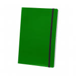 Libretas con tapas de cartón brillante color verde