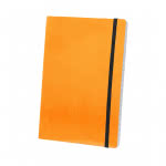 Libretas con tapas de cartón brillante color naranja