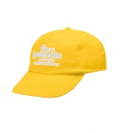 Gorra de algodón y poliéster con cierre de velcro 125 g/m2 vista con logo impreso