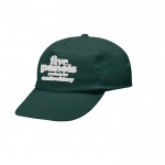 Gorra de algodón y poliéster con cierre de velcro 125 g/m2 vista con logo impreso