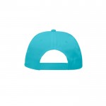 Gorra de algodón y poliéster con cierre de velcro 125 g/m2 vista 2