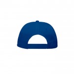 Gorra de algodón y poliéster con cierre de velcro 125 g/m2 vista 2