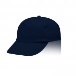 Gorra de algodón y poliéster con cierre de velcro 125 g/m2