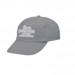 Gorra de algodón y poliéster con cierre de velcro 125 g/m2 vista con logo impreso