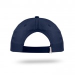 Gorra de algodón y poliéster con cierre de velcro 125 g/m2 vista detalle 2