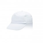 Gorra de algodón y poliéster con cierre de velcro 125 g/m2
