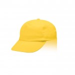 Gorra de algodón y poliéster con cierre de velcro 125 g/m2