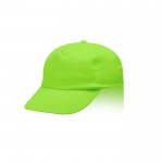 Gorra de algodón y poliéster con cierre de velcro 125 g/m2