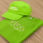 Gorra de algodón y poliéster con cierre de velcro 125 g/m2 vista de ambiente