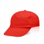 Gorra de algodón y poliéster con cierre de velcro 125 g/m2