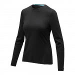 Camisetas publicitarias mujer manga larga color negro