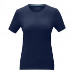 Camiseta publicidad mujer color azul oscuro