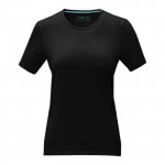 Camiseta mujer merchandising color negro