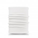 Braga de poliéster y elastano para proteger boca y nariz color blanco