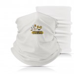 Braga de poliéster y elastano para proteger boca y nariz color blanco