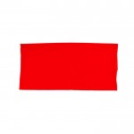 Braga de poliéster y elastano para proteger boca y nariz color rojo vista 1