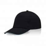 Gorra de algodón peinado con detalle a color en la visera 255 g/m2 color negro vista 11