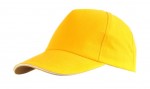 Gorra de algodón peinado con detalle a color en la visera 255 g/m2 vista 1