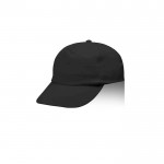 Gorra de poliéster infantil de 5 paneles ideal para fiestas 125 g/m2 color negro vista 11