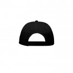 Gorra de poliéster infantil de 5 paneles ideal para fiestas 125 g/m2 color negro vista 2
