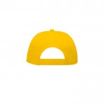 Gorra de poliéster infantil de 5 paneles ideal para fiestas 125 g/m2 color amarillo vista 2