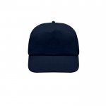 Gorra de poliéster infantil de 5 paneles ideal para fiestas 125 g/m2 color azul marino vista 1