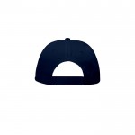 Gorra de poliéster infantil de 5 paneles ideal para fiestas 125 g/m2 color azul marino vista 2
