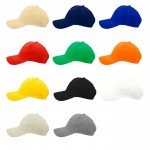 Gorra de algodón con cierre de hebilla metálico 255 g/m2