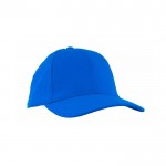 Gorra de algodón con cierre de hebilla metálico 255 g/m2 color azul real vista 1