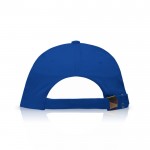 Gorra de algodón con cierre de hebilla metálico 255 g/m2 color azul real vista detalle 2
