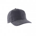 Gorra de algodón con cierre de hebilla metálico 255 g/m2