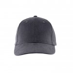 Gorra de algodón con cierre de hebilla metálico 255 g/m2 vista 1