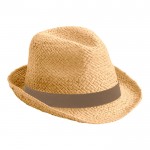 Sombrero rústico de papel en color tostado color marrón primera vista