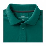 Polo de manga corta de hombre de algodón en piqué 200 g/m2 Elevate Life