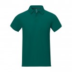 Polo de manga corta de hombre de algodón en piqué 200 g/m2 Elevate Life segunda vista frontal