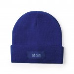 Gorros para publicidad con cinta color azul real