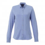 Camisas personalizadas mujer algodón 200 g/m2 color azul claro