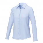 Camisa manga larga mujer 130 g/m2 color azul claro