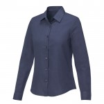 Camisa manga larga mujer 130 g/m2 color azul marino