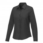 Camisa manga larga mujer 130 g/m2 color negro