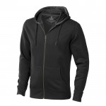 Sudadera con capucha y cremallera 300 g/m2 color grafito