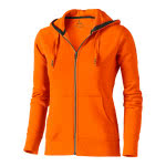 Sudadera mujer con capucha 300 g/m2 color naranja